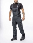 Obrázek z ARDON®VISION  Pracovní kalhoty s laclem prodloužené tmavě šedá 