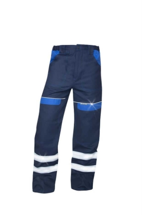 Obrázek ARDON®COOL TREND Reflexní kalhoty do pasu tm. modrá- sv. modrá