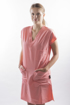 Obrázek z REFLI Dámské zdravotnické šaty růžové 