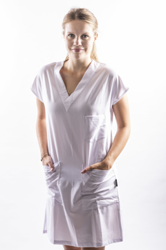 Obrázek REFLI Dámské zdravotnické šaty bílé