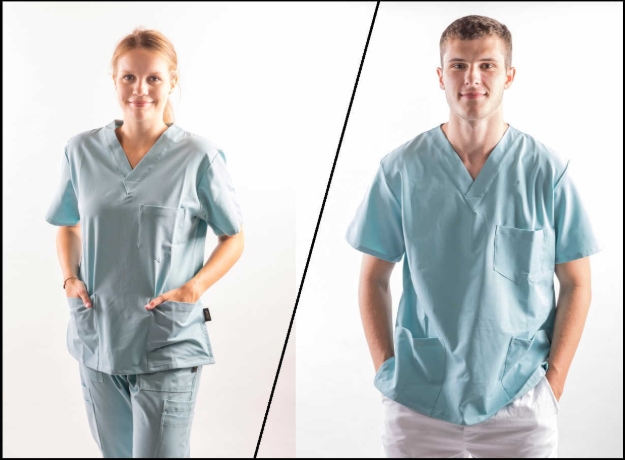 Obrázek z REFLI Unisex zdravotnická halena mentolová 