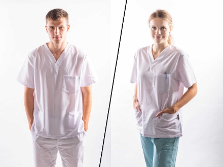 Obrázek REFLI Unisex zdravotnická halena bílá