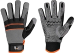 Obrázek z CXS CARAZ Pracovní kombinované rukavice šedo/černé 