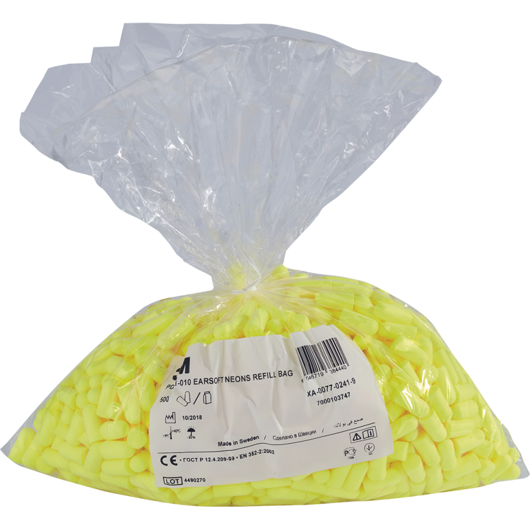 Obrázek z E.A.R.Soft náhradní náplň pytel PD-01-010 500 párů 