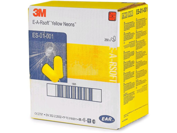 Obrázek 3M E-A-R SOFT NEON Jednorázové zátkové chrániče sluchu 250 párů