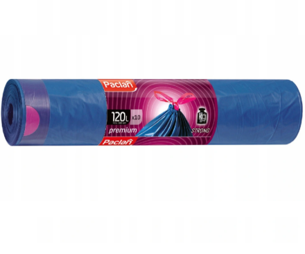 Obrázek PACLAN PREMIUM STRONG 120L pytle na odpad 10ks/role