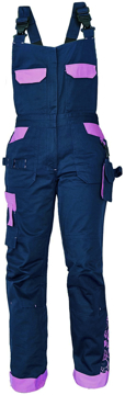 Obrázek CRV YOWIE Dámské pracovní kalhoty s laclem navy