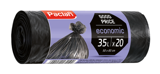 Obrázek z PACLAN pytle na odpad Economic 35L, role/20ks 