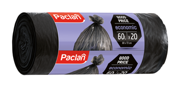 Obrázek PACLAN pytle na odpad Economic 60L, role/20ks