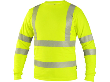 Obrázek CXS OLDHAM Reflexní triko s dlouhým rukávem žluté