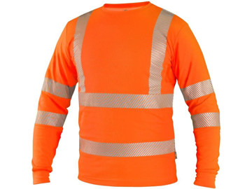 Obrázek CXS OLDHAM Reflexní triko s dlouhým rukávem oranžové