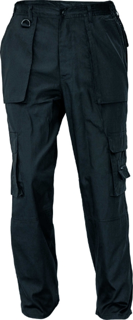 Obrázek z Cerva RHINO Pánské kalhoty do pasu černé 