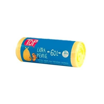 Obrázek Pytle na tříděný odpad, plast 60 L, 30ks/role