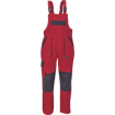 Obrázek z Cerva MAX NEO Pracovní kalhoty s laclem červeno / černé 