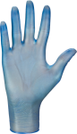 Obrázek z MERCATOR® simple vinyl (PF blue ) jednorázové rukavice 