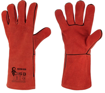 Obrázek CXS PATON RED Pracovní rukavice svářecí - 60 párů