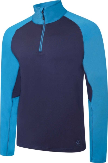 Obrázek z DARE2B Elite/Edit DPL003 Elastická mikina s 1/4 zipem modrá 