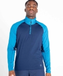Obrázek z DARE2B Elite/Edit DPL003 Elastická mikina s 1/4 zipem modrá 