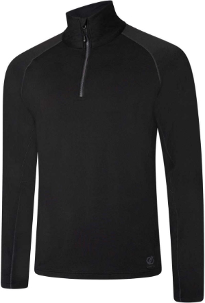 Obrázek DARE2B Elite/Edit DPL003 Elastická mikina s 1/4 zipem černá