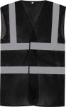 Obrázek z YOKO Hi-Vis síťovaná bezpečnostní vesta černá 