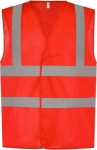 Obrázek z YOKO Hi-Vis síťovaná bezpečnostní vesta červená 
