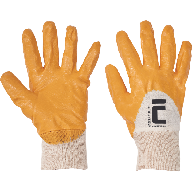Obrázek z Cerva HARRIER YELLOW Pracovní rukavice 120 párů 