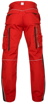 Obrázek z ARDON®URBAN+ Pracovní kalhoty do pasu jasně červené zkrácené 