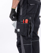 Obrázek z ARDON®URBAN+ Pracovní kalhoty do pasu černé prodloužené 