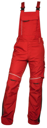 Obrázek z ARDON®URBAN+ Pracovní kalhoty s laclem jasně červené 