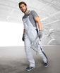 Obrázek z ARDON®URBAN+ Pracovní kalhoty s laclem bílé 