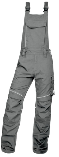 Obrázek z ARDON®URBAN+ Pracovní kalhoty s laclem šedé zkrácené 