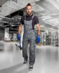Obrázek z ARDON®URBAN+ Pracovní kalhoty s laclem zkrácené šedé 