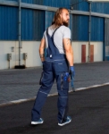 Obrázek z ARDON®URBAN+ Pracovní kalhoty s laclem prodloužené tmavě modré 