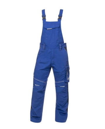 Obrázek ARDON®URBAN+ Pracovní kalhoty s laclem středně modré prodloužené