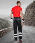 Obrázek z ARDON®COOL TREND REFLEX Pracovní kalhoty do pasu černé 