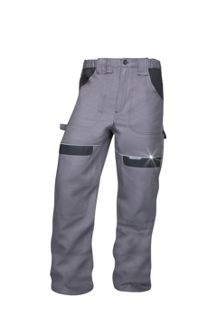 Obrázek ARDON®COOL TREND Pracovní kalhoty do pasu šedo-černé zkrácené