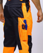 Obrázek z ARDON®SIGNAL+ Pracovní kalhoty s laclem oranžovo-černé 