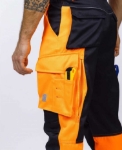Obrázek z ARDON®SIGNAL+ Pracovní kalhoty s laclem oranžovo-černé 