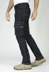 Obrázek z RICA LEWIS JOBA jeans Pracovní kalhoty do pasu 