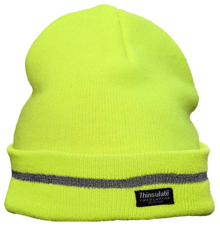 Obrázek z DYKENO Alapox reflexní zateplená čepice žlutá/oranžová/černá 