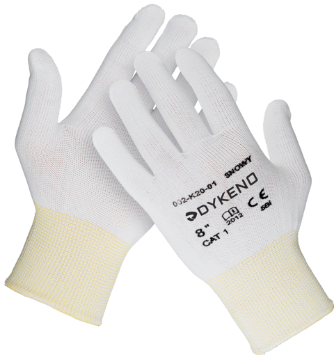 Obrázek z DYKENO Snowy jemné nylonové textilní rukavice 