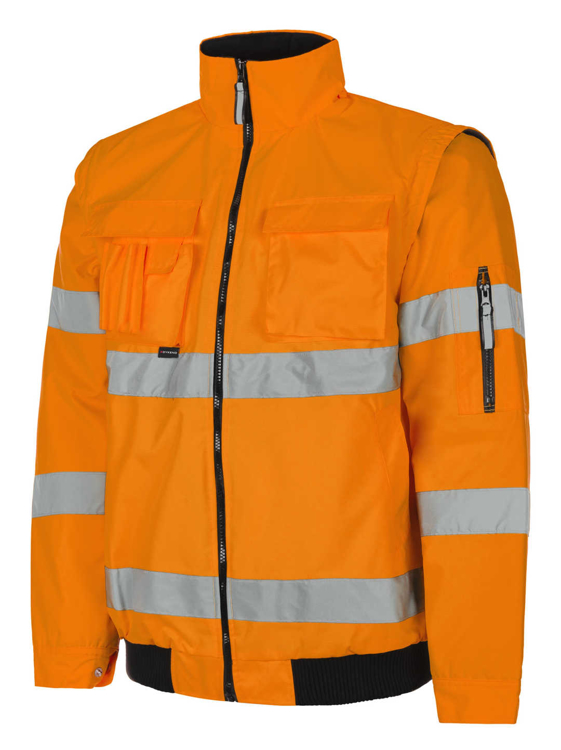 Obrázek z DYKENO Aginola 2v1 reflexní zimní bunda žlutá/oranžová 