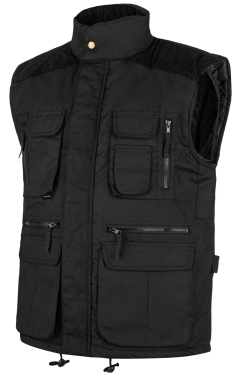 Obrázek z DYKENO Manchesta zateplená vesta černá 