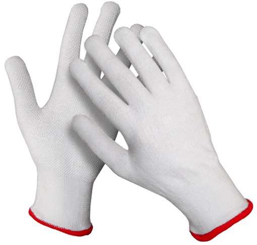 Obrázek z DYKENO Caleton textilní rukavice PVC terčíky na dlani a prstech 