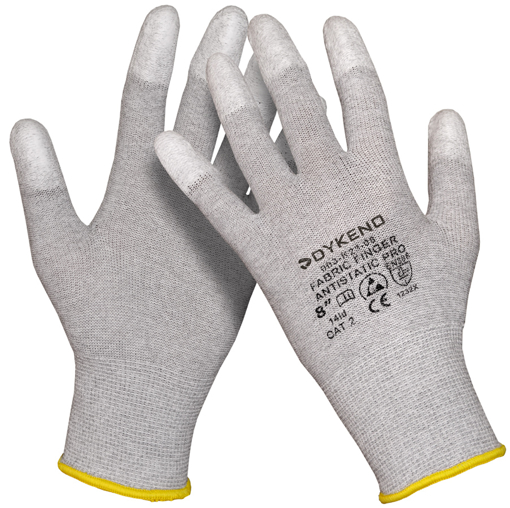 Obrázek z DYKENO Fabric Finger Antistatic PRO nylonové antistatické rukavice 