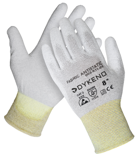Obrázek z DYKENO Fabric antistatic máčené antistatické rukavice 