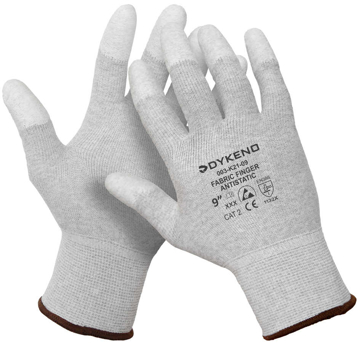 Obrázek DYKENO Fabric Finger antistatic antistatické rukavice máčené prsty