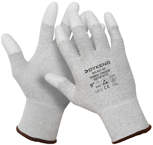 Obrázek z DYKENO Fabric Finger antistatic antistatické rukavice máčené prsty 