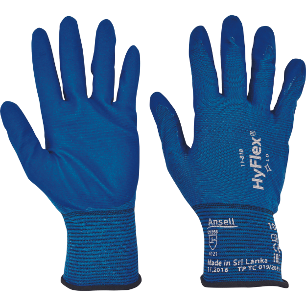 Obrázek z Ansell 11-818 HYFLEX Pracovní rukavice 