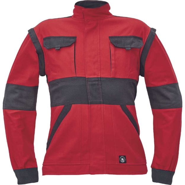 Obrázek z Cerva MAX NEO LADY Pracovní montérková bunda 2v1 červená 